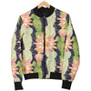 Cactus Pattern Print Design 01 Women's Bomber Jacket