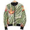 Bird Of Paradise Pattern Print Design BOP08 Men Bomber Jacket