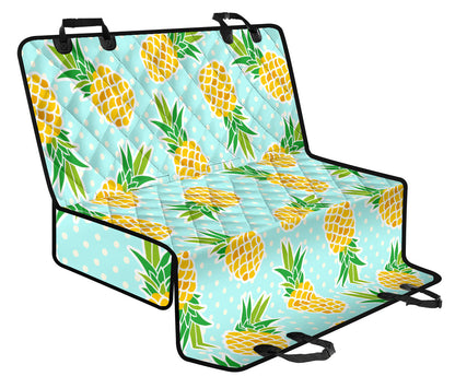 Pineapple Pattern Print Design PP01 Rear Dog  Seat Cover