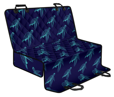 Sea Turtle Pattern Print Design T04 Rear Dog  Seat Cover