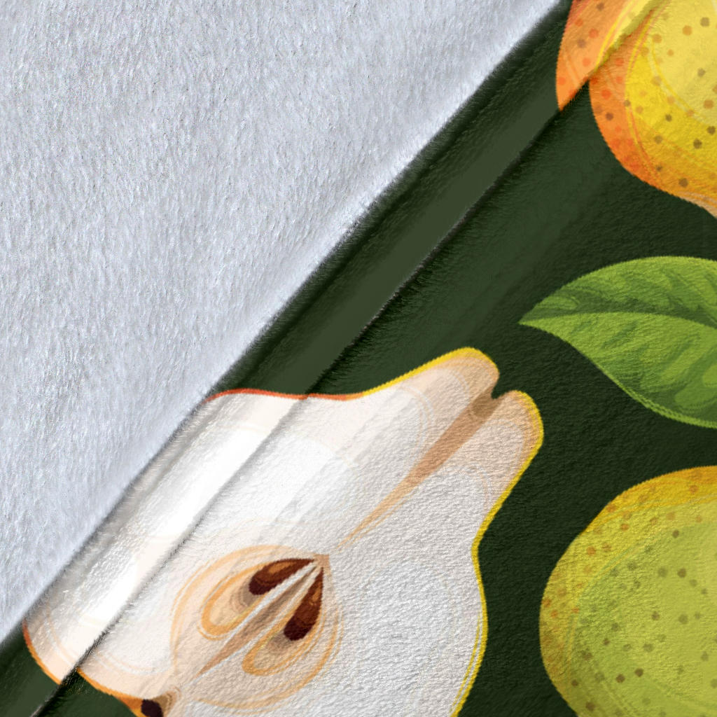 Pear Pattern Print Design PE06 Fleece Blanket
