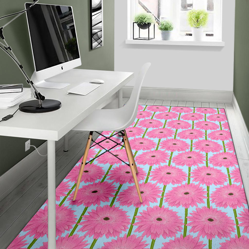 Gerberas Pattern Print Design GB01 Area Rugs