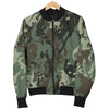 Camouflage Pattern Print Design 06 Women's Bomber Jacket