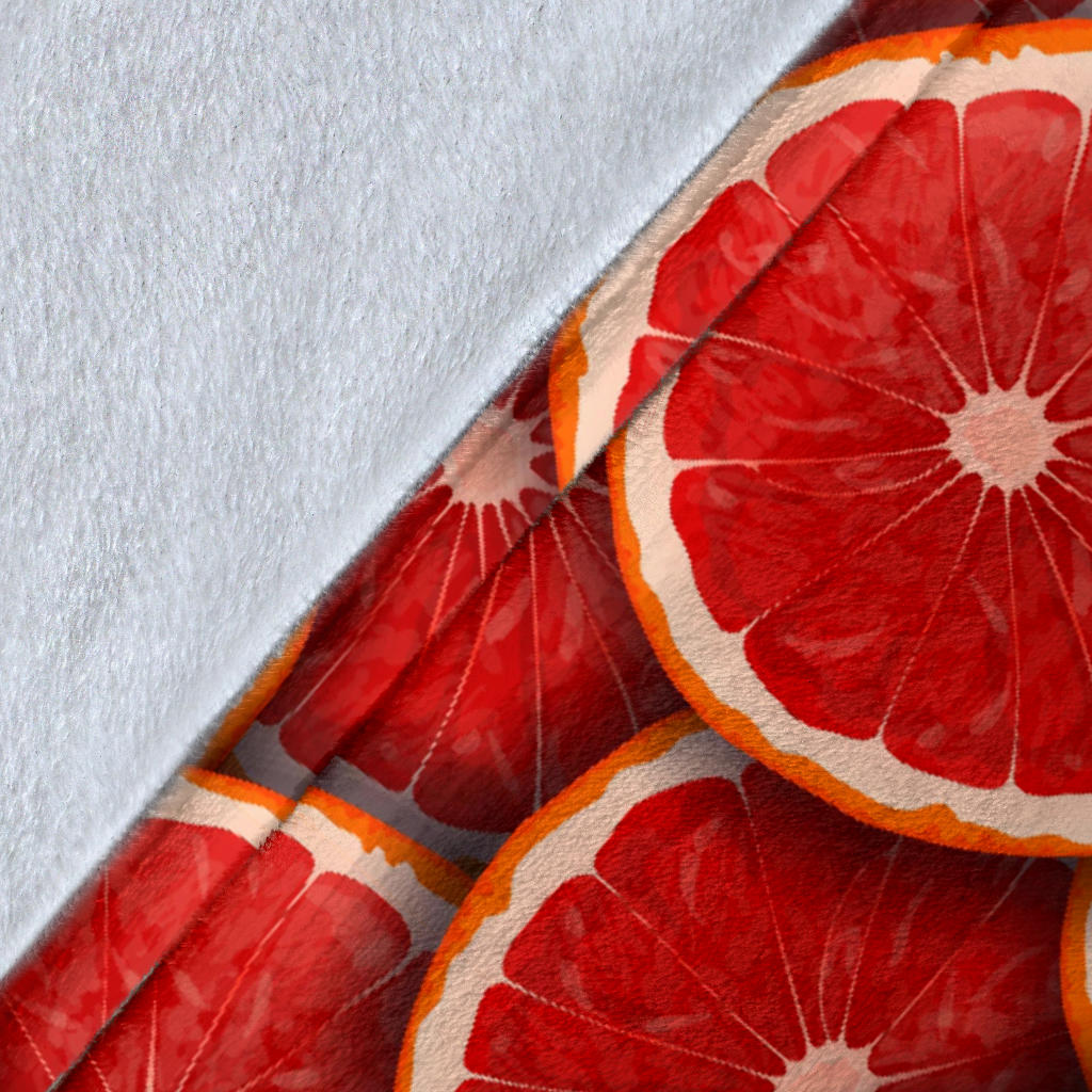 Grapefruit Pattern Print Design GF05 Fleece Blanket