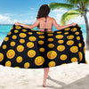 Bitcoin Pattern Print Design DO04 Sarong Pareo Wrap