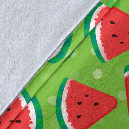 Watermelon Pattern Print Design WM05 Fleece Blanket