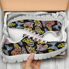 Butterfly Water Color Rainbow Sneakers White Bottom Shoes