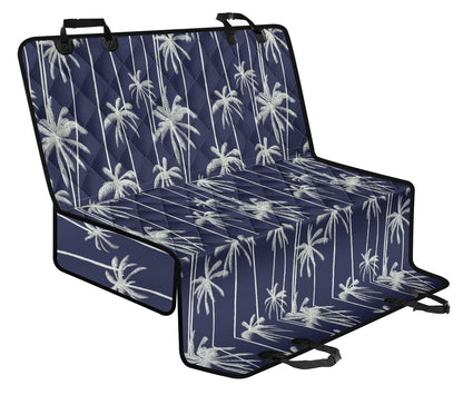 Palm Tree Pattern Print Design PT06 Rear Dog  Seat Cover