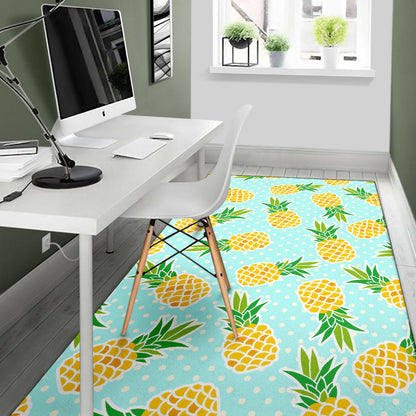Pineapple Pattern Print Design PP01 Area Rugs