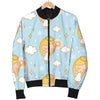 Angel Pattern Print Design 05 Women's Bomber Jacket