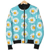 Daisy Pattern Print Design DS03 Men Bomber Jacket