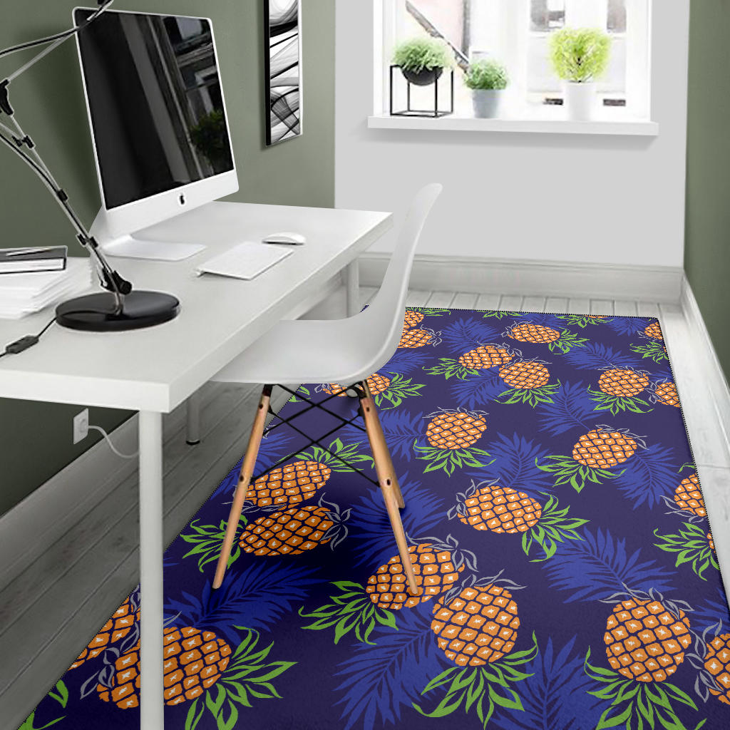 Pineapple Pattern Print Design PP02 Area Rugs