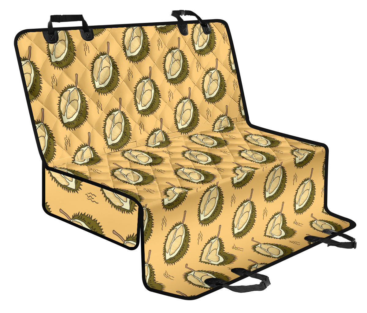 Durian Pattern Print Design DR02 Rear Dog  Seat Cover