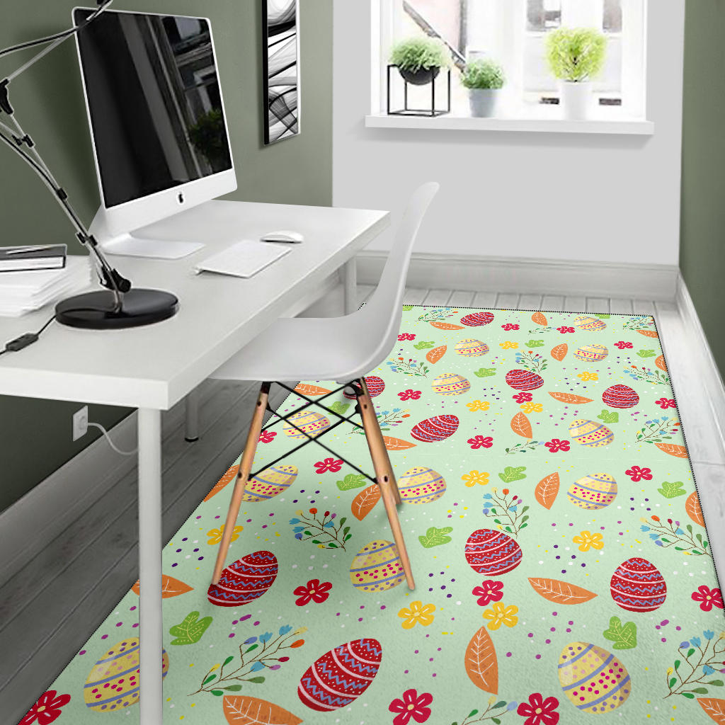 Easter Eggs Pattern Print Design RB07 Area Rugs