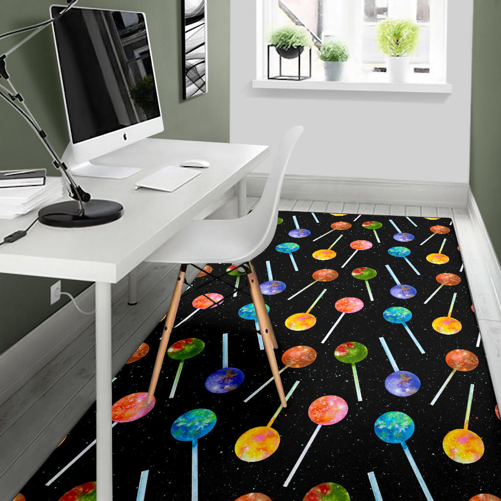 Lollipop Pattern Print Design LL04 Area Rugs