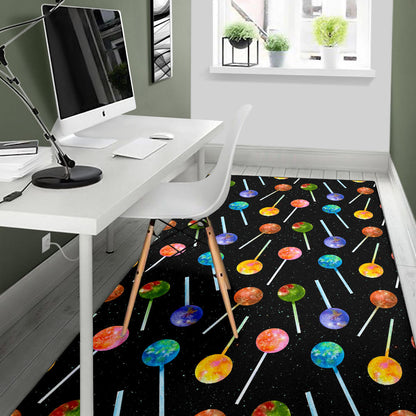 Lollipop Pattern Print Design LL04 Area Rugs
