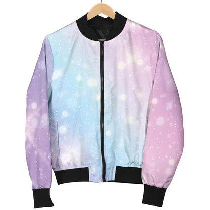 Cosmic Pastel Pattern Print Design 02 Women's Bomber Jacket