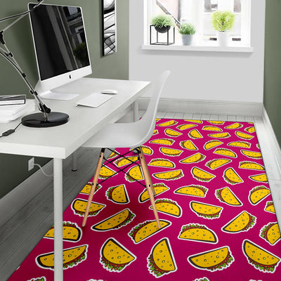 Taco Pattern Print Design TC01 Area Rugs