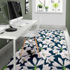 Amaryllis Pattern Print Design AL02 Area Rugs