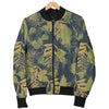 Camouflage Tropical Pattern Print Design 04 Women's Bomber Jacket