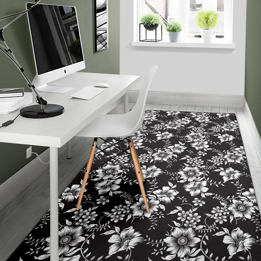 Gerberas Pattern Print Design GB02 Area Rugs