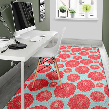 Marigold Pattern Print Design MR03 Area Rugs