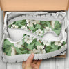 Apple blossom Pattern Print Design AB02 Sneakers White Bottom Shoes