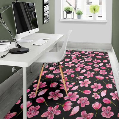 Apple Blossom Pattern Print Design AB03 Area Rugs