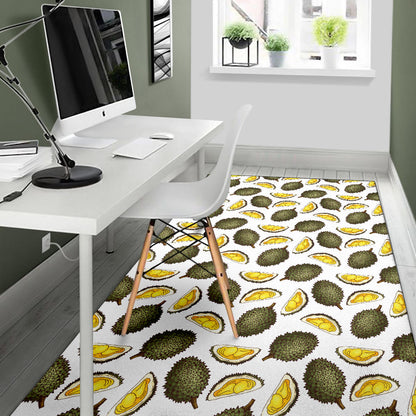 Durian Pattern Print Design DR03 Area Rugs