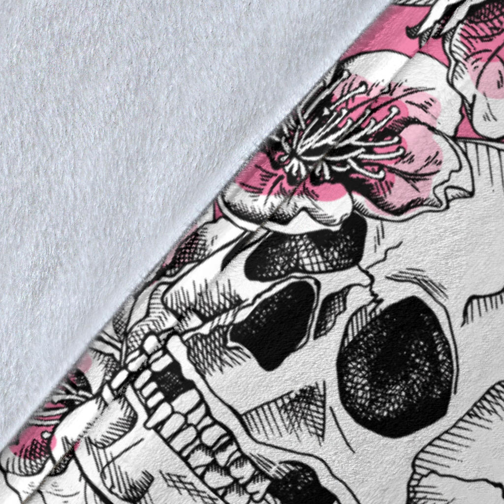 Cherry Blossom Pattern Print Design CB03 Fleece Blanket