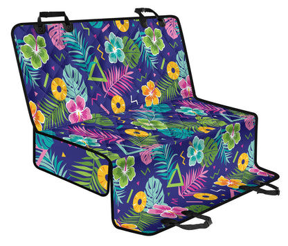 Hawaiian Themed Pattern Print Design H014 Rear Dog  Seat Cover