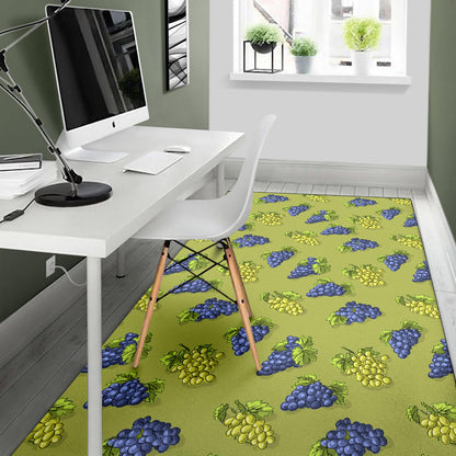 Grape Pattern Print Design GP08 Area Rugs