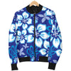 Hibiscus Pattern Print Design HB04 Men Bomber Jacket