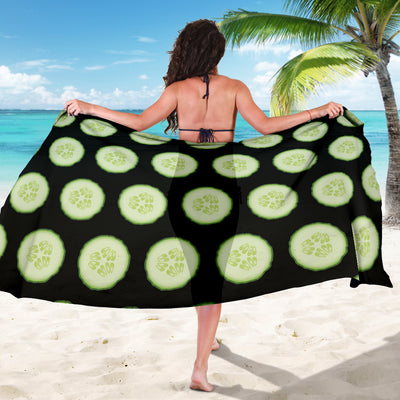 Cucumber Pattern Print Design CC02 Sarong Pareo Wrap