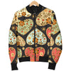 Heart Boho Pattern Print Design HE04 Men Bomber Jacket