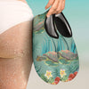 Sea Turtle Pattern Print Design T012 Aqua Water Shoes