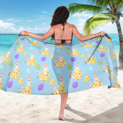 Easter Eggs Pattern Print Design RB015 Sarong Pareo Wrap