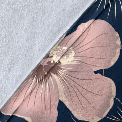 Plumeria Pattern Print Design PM018 Fleece Blanket