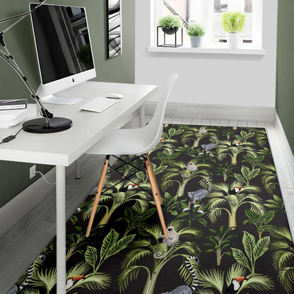 Rainforest Pattern Print Design RF05 Area Rugs