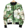 Apple blossom Pattern Print Design AB02 Women Bomber Jacket