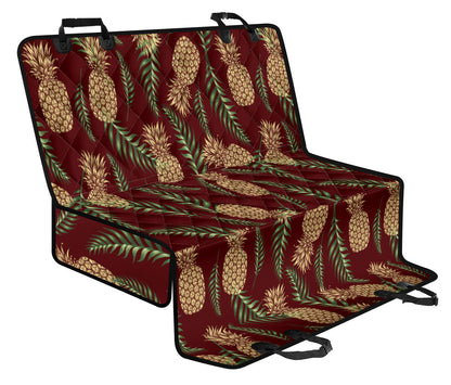 Pineapple Pattern Print Design PP013 Rear Dog  Seat Cover