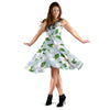 Apple blossom Pattern Print Design AB04 Midi Dress