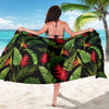 Bird Of Paradise Pattern Print Design BOP010 Sarong Pareo Wrap