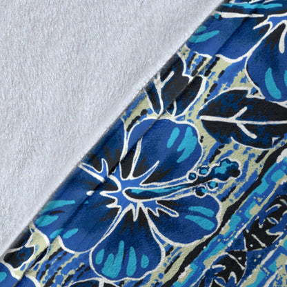 Hawaiian Themed Pattern Print Design H012 Fleece Blanket