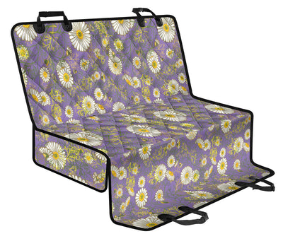 Daisy Pattern Print Design DS011 Rear Dog  Seat Cover