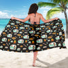 Camper marshmallow Camping Design Print Sarong Pareo Wrap