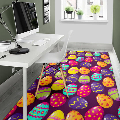Easter Eggs Pattern Print Design RB04 Area Rugs