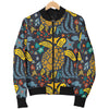 Sea Turtle Pattern Print Design T03 Women Bomber Jacket