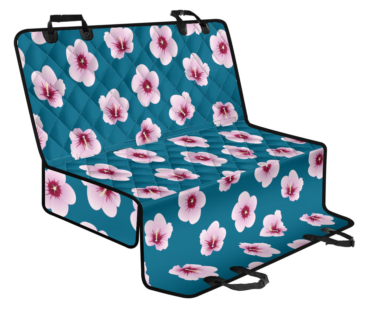 Cherry Blossom Pattern Print Design CB08 Rear Dog  Seat Cover