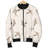 Swallow Bird Pattern Print Design 01 Women's Bomber Jacket